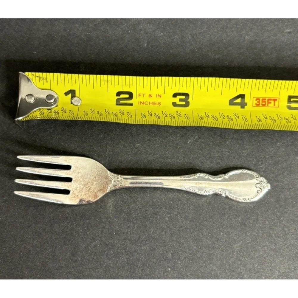 International Silver Rogers Reflection Baby Fork Silverplate Flatware 4 1/4